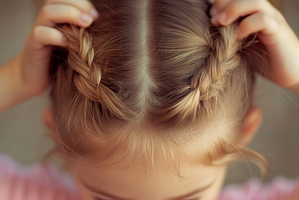 coiffure petite fille