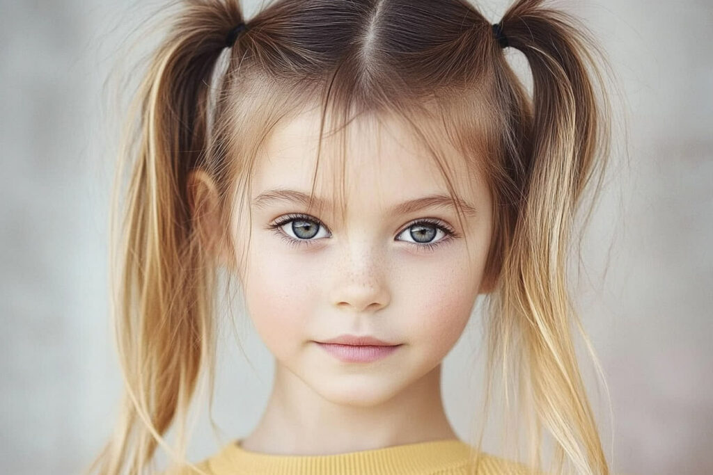 coiffure petite fille