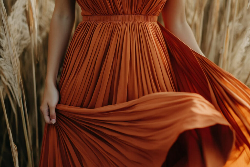 robe terracotta