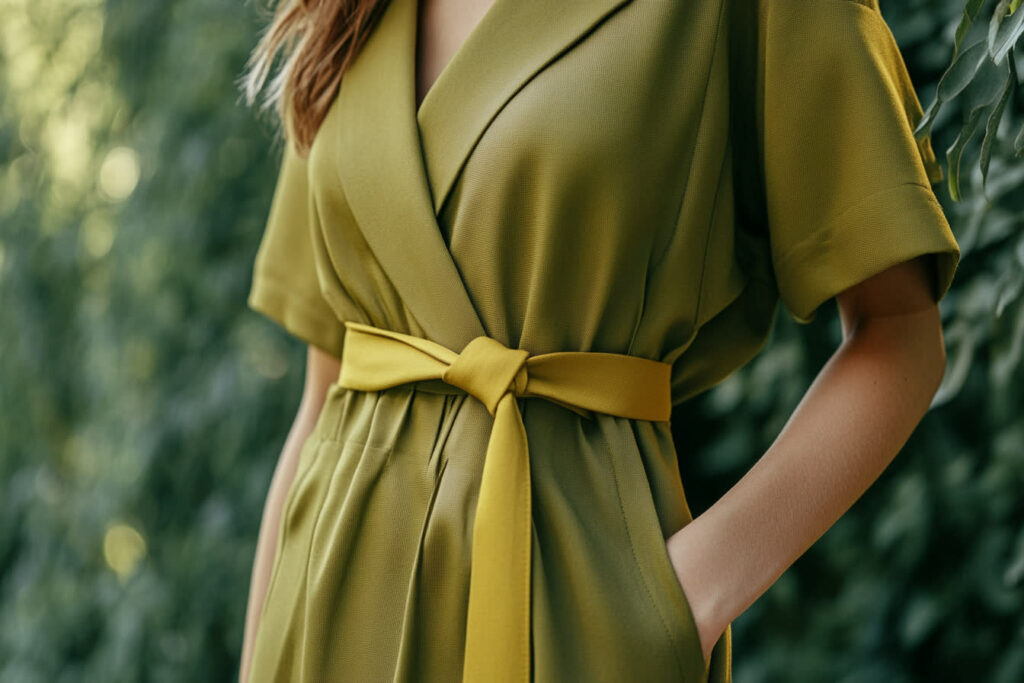 robe verte mariage