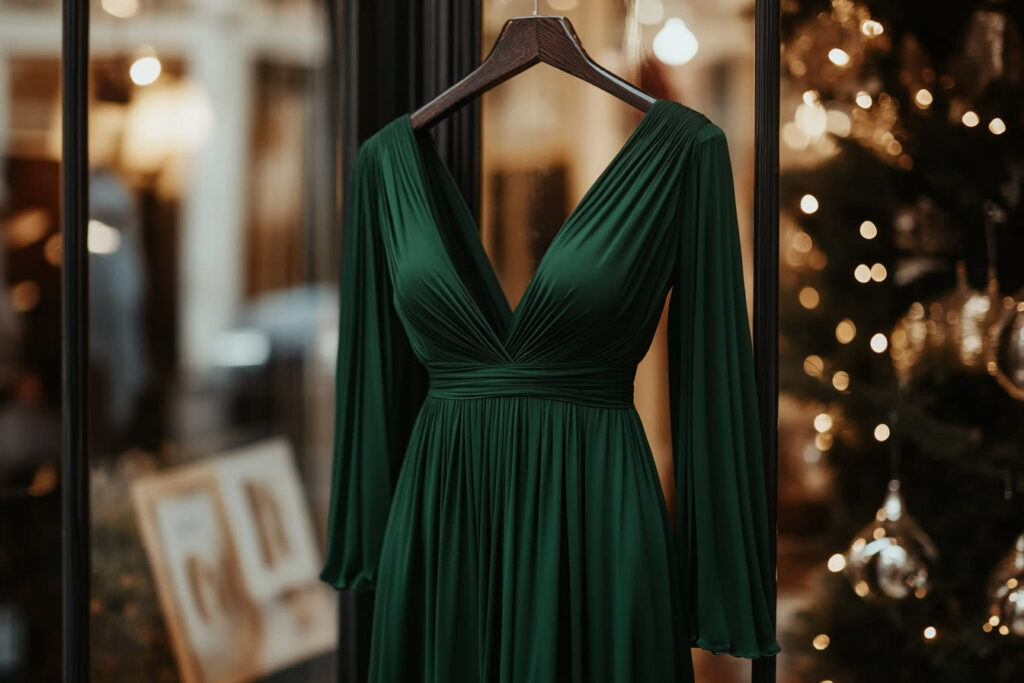 robe verte mariage