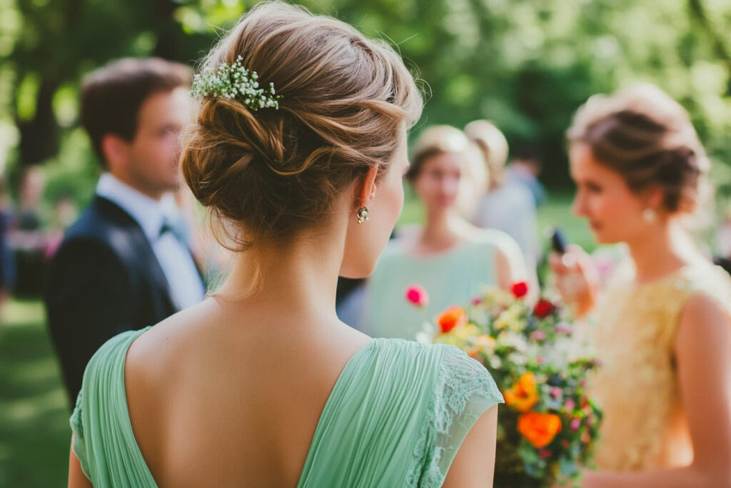 robe verte mariage